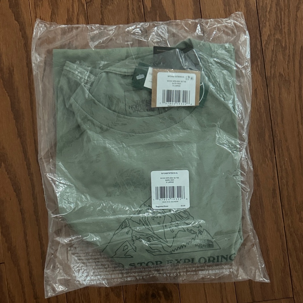 The North Face Green Short Sleeve Tee